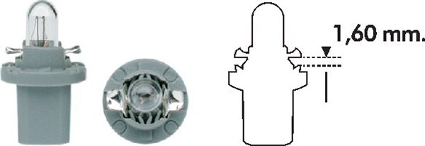 żiarovka pre osvetlenie prístrojového panelu MAGNETI MARELLI